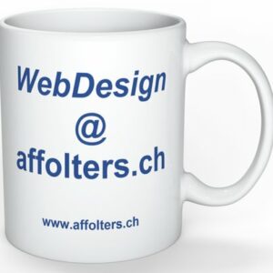 Tasse «WebDesign @ affolters.ch»